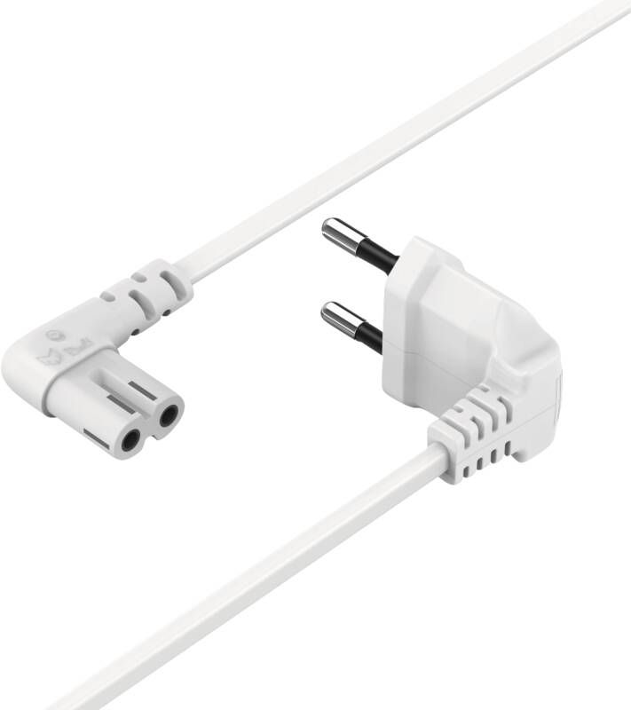 Hama 223285 EURONETZKABEL/5M/2F GEWINKELT/W/BUL