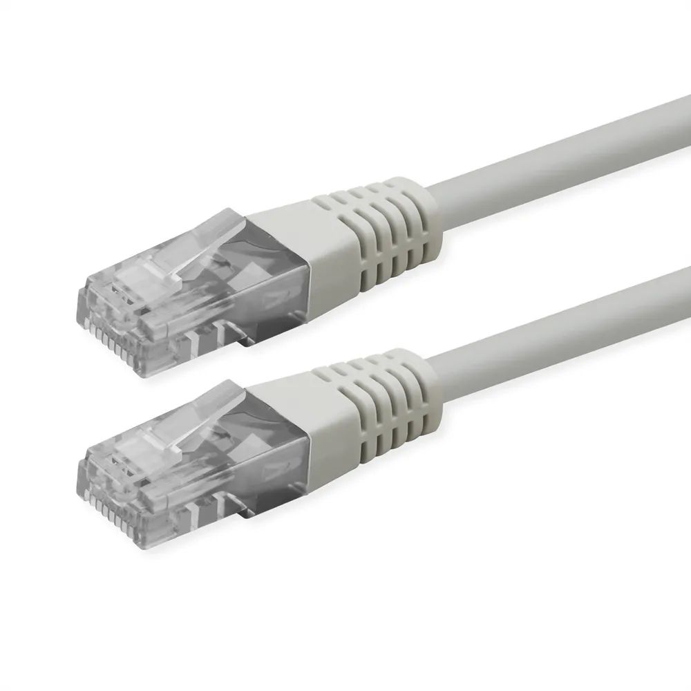 ROLINE Patchkabel Cat.6 (Class E), UTP, PoE, weiß, 3 m