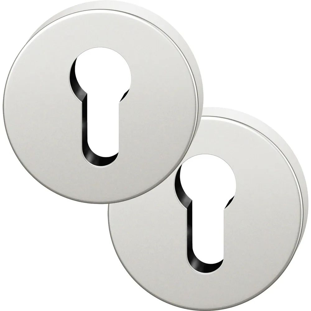 FSB Zylinderrosette rund 12 1735 00010 ASL, Aluminium silber eloxiert