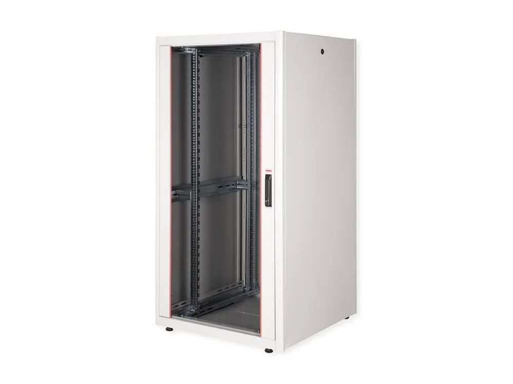 ROLINE Basic - Schrank Netzwerkschrank - Glas Tür, 800 x 800 (B x T)