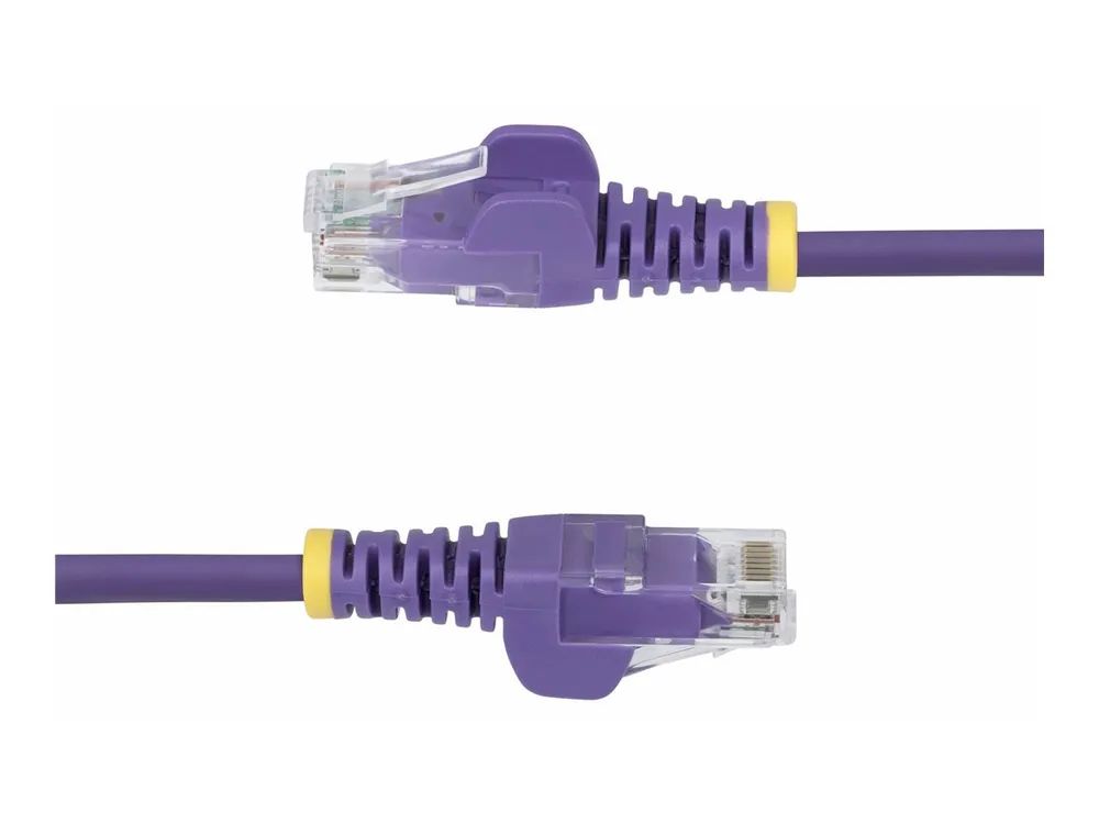 StarTech.com 15m Purple Slim CAT6 Ethernet Cable, Snagless, 28AWG, LSZH - Patch-Kabel - RJ-45 (M)