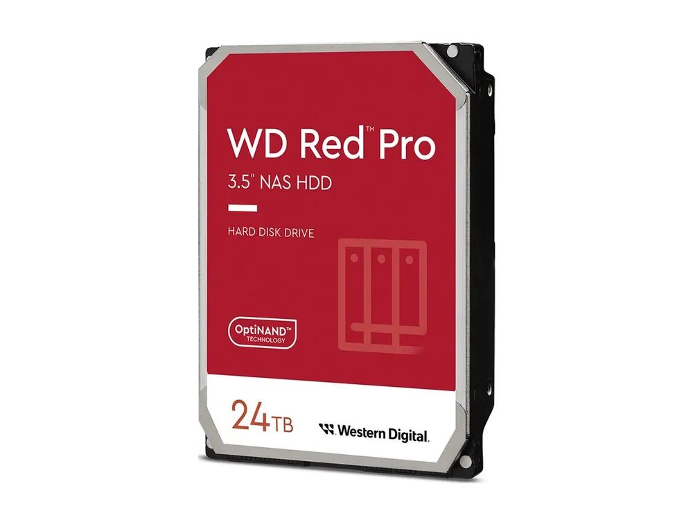 WD Red Pro WD241KFGX - Festplatte - Enterprise - 24 TB - intern - 3.5" (8.9 cm)