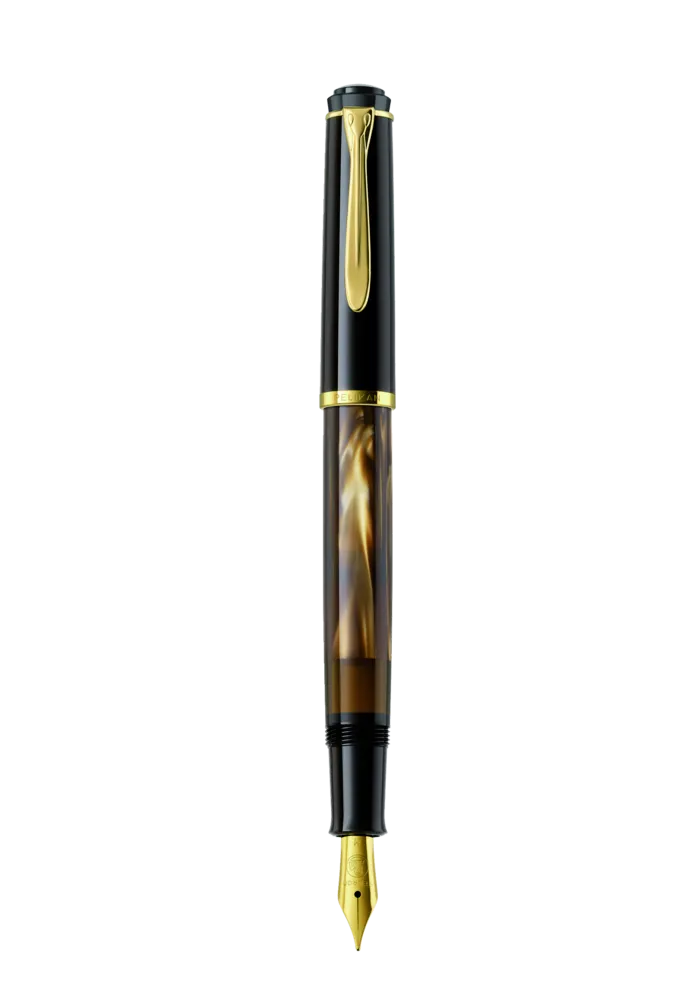 Pelikan Füllhalter Classic 200 Braun-Marmoriert M im Etui