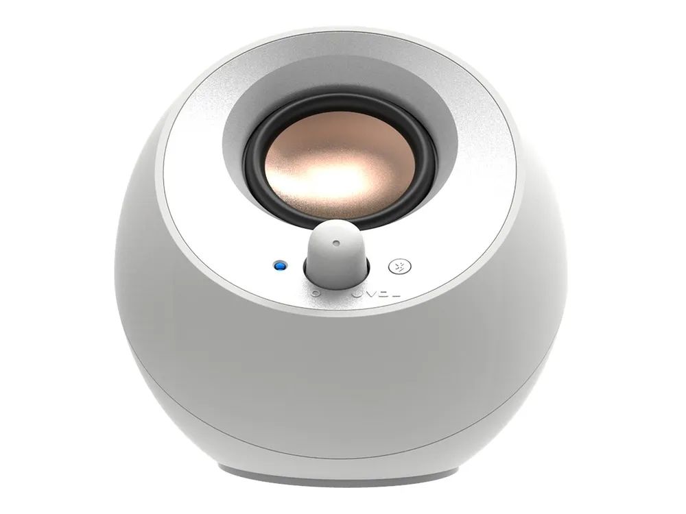 Creative Labs Creative Pebble V3 - Lautsprecher - für PC - 2.0-Kanal - kabellos - Bluetooth - USB - 8 Watt (Gesamt) weiß