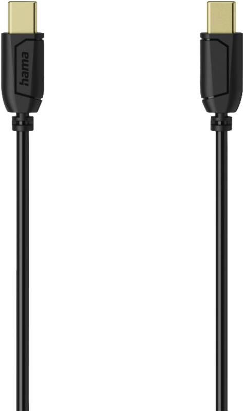 Hama 74266 USB-C auf USB-C, Flexibel, 0,75m