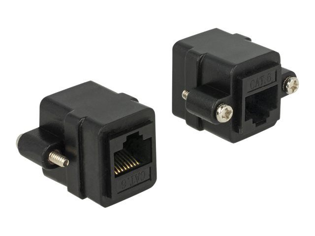 Delock Panel-Mount - Netzwerkkoppler - RJ-45 (W)