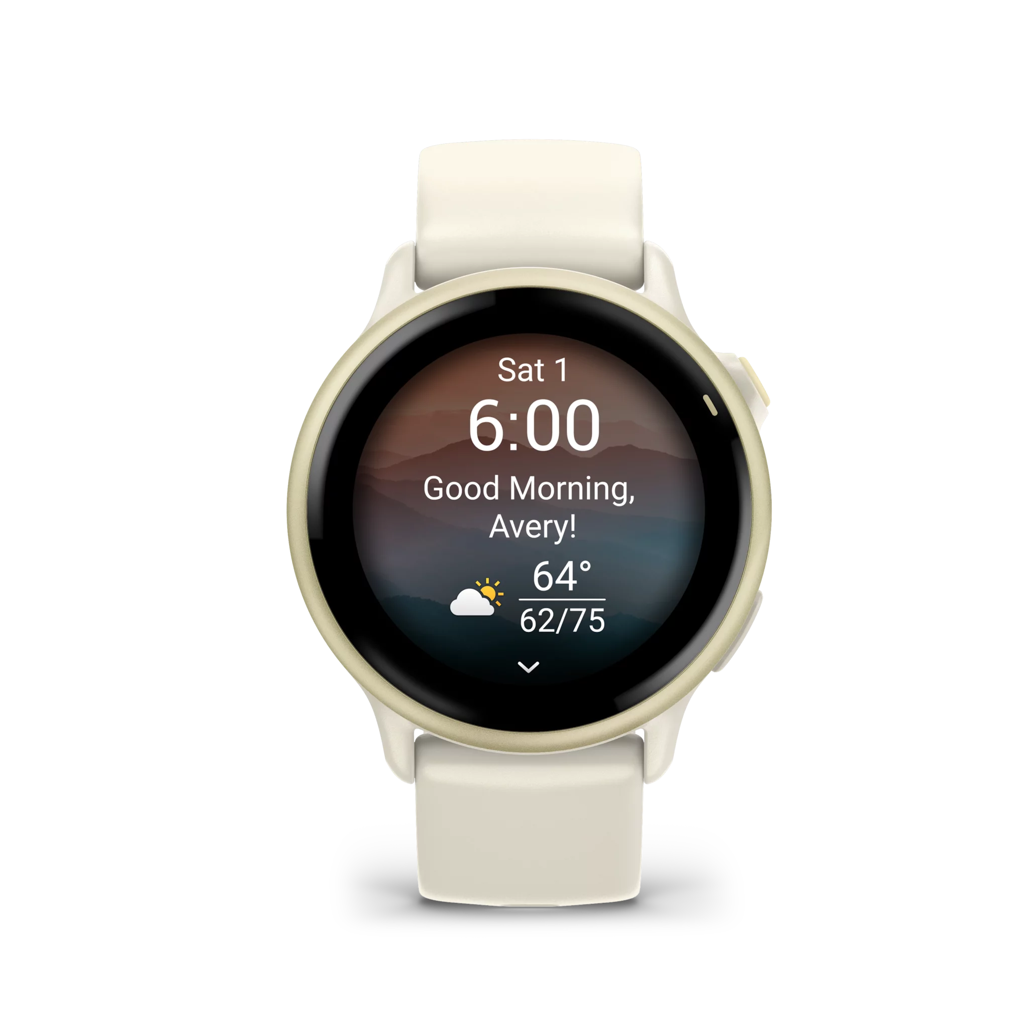 Garmin vívoactive 6 Bone/Lunargold
