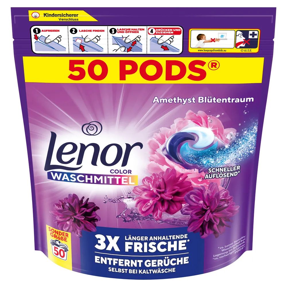 Lenor All-in-1 Pods Amethyst & Blütentraum