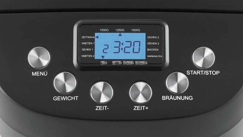 Unold Brotbackautomat 68525 Backmeister Big Black