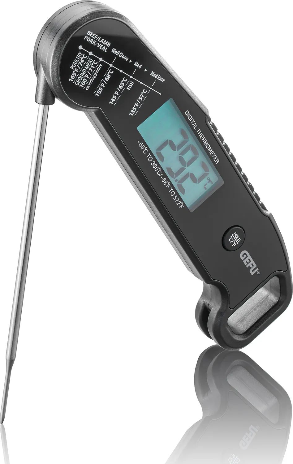 GEFU Klappbares Digital-Thermometer AUREMA