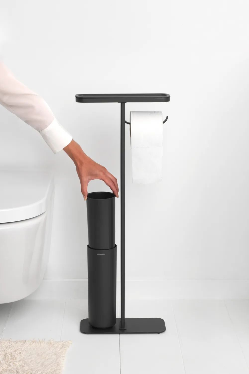 Brabantia MindSet Toilettenbutler - Mineral Infinite Grey