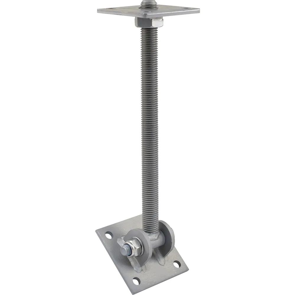 Pitzl Pfostenträger PTP 12013.7301 - Stahl ZiNiP beschichtet mit Gewindestange