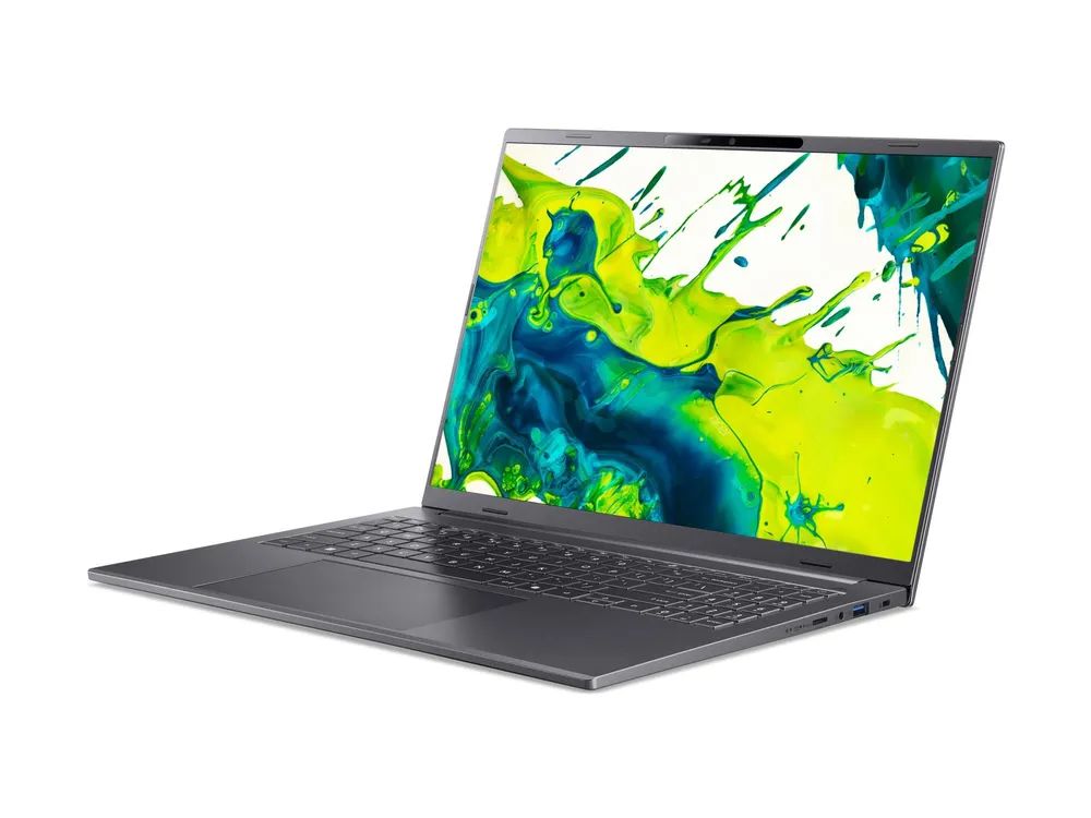 Acer Aspire 16 AI A16-61M - 180°-Scharnierdesign - AMD Ryzen AI 7 350 / 2 GHz - Win 11 Home - Radeon 860M - 16 GB RAM - 1.024 TB SSD NVMe, QLC - 40.6 cm (16")