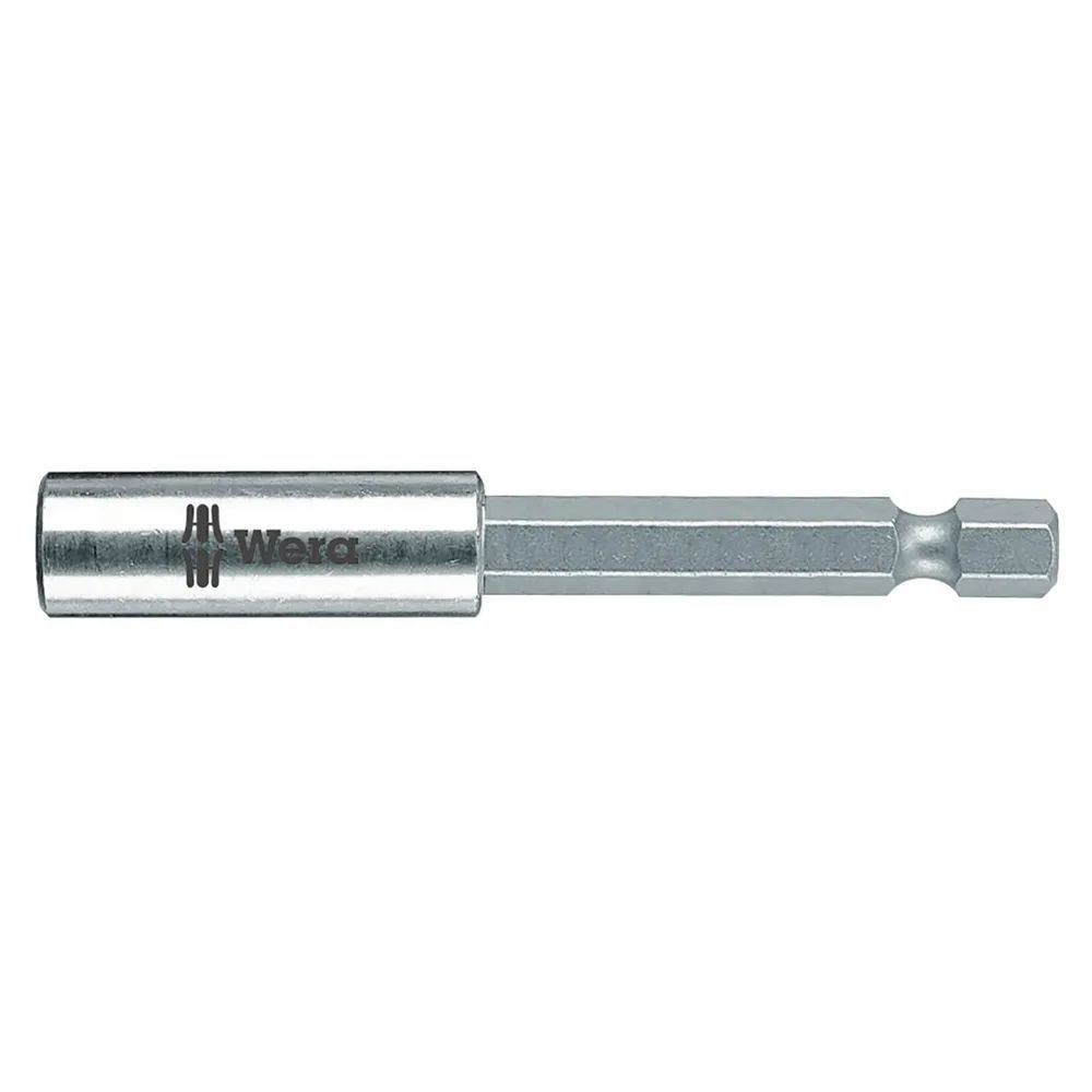 WERA Universal Bithalter 899/4/1 mit Magnet und Sprengring 1/4sechskant 75 mm
