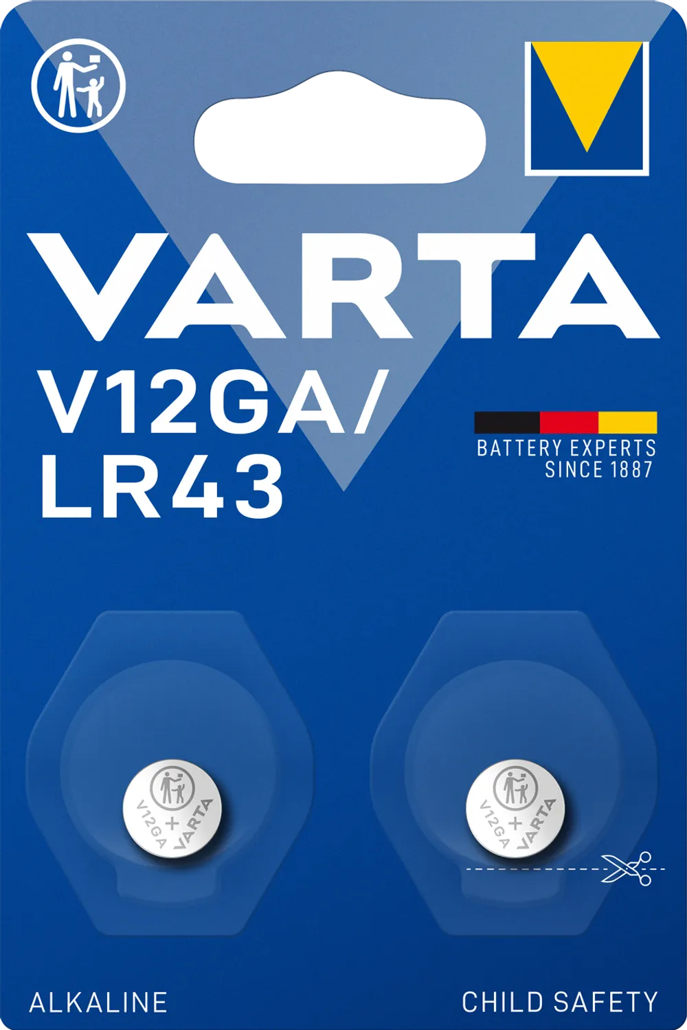 VARTA ALKALINE Special V12GA/LR43 Blister 2