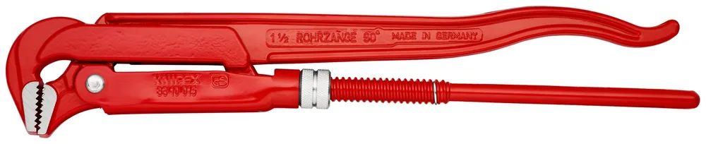 KNIPEX Rohrzange 90° rot pulverbeschichtet 420 mm