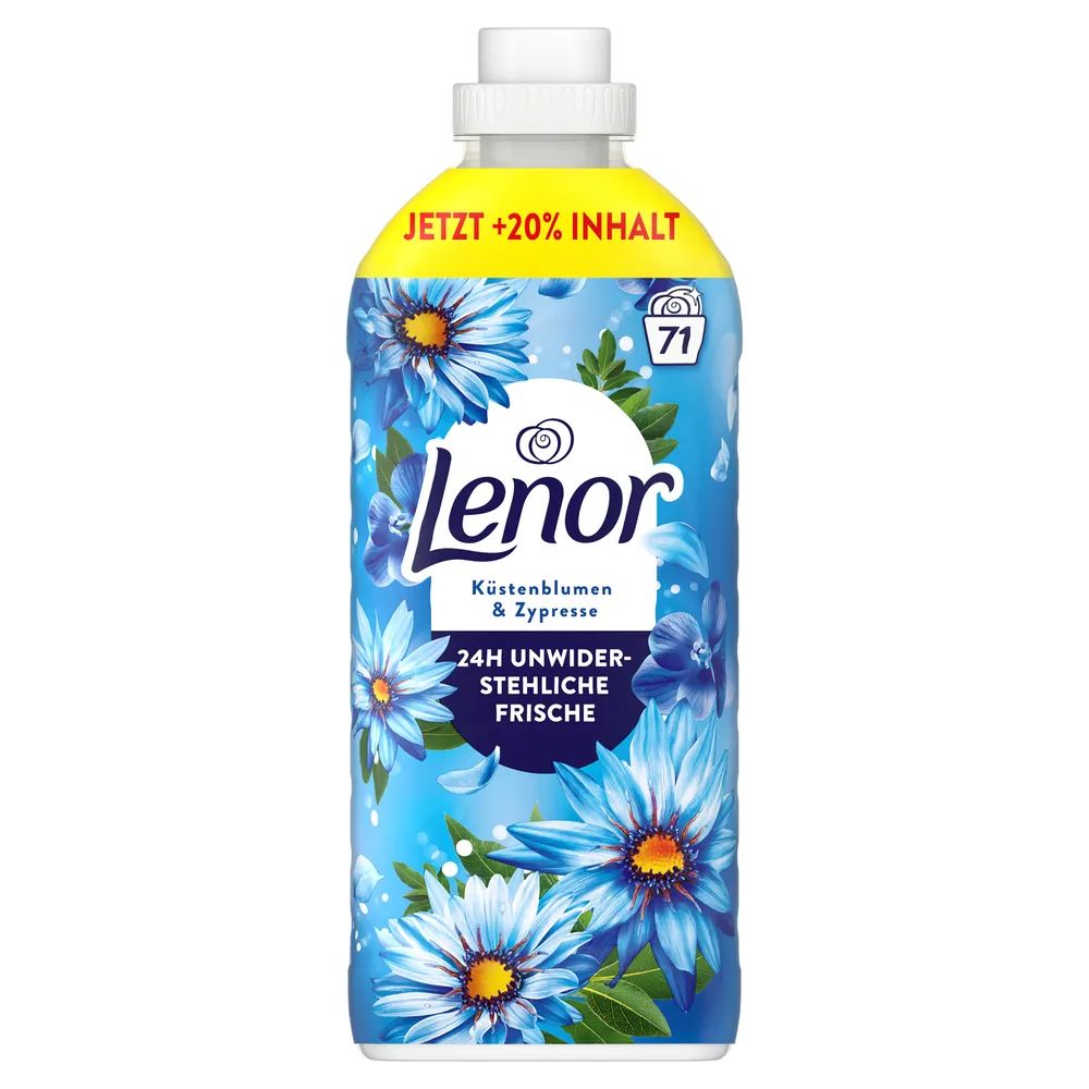 Lenor Küstenblumen & Zypresse Flasche - 1491ml 