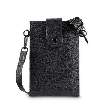 Hama Cross-Body-Tasche, universal, Handytasche zum Umhängen,17,5 x 11cm, Schwarz