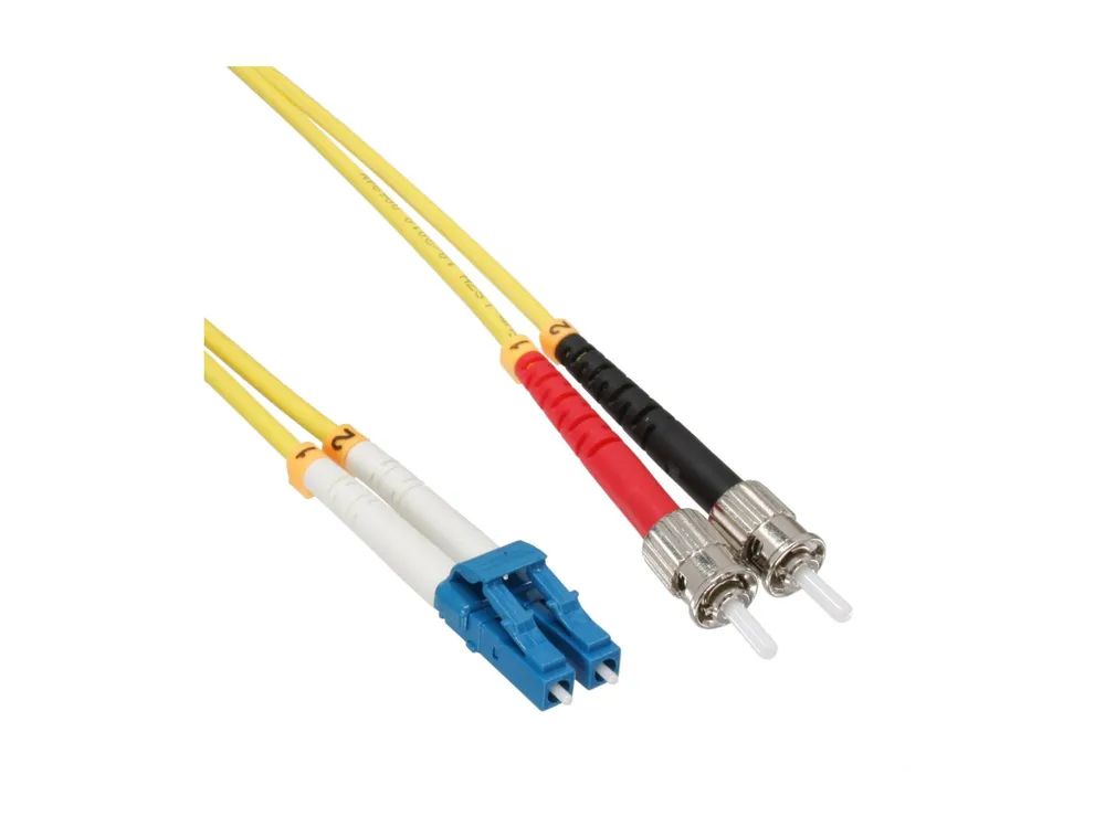 InLine LWL Duplex Kabel - LC/ST - 9/125µm - OS2 - 10m