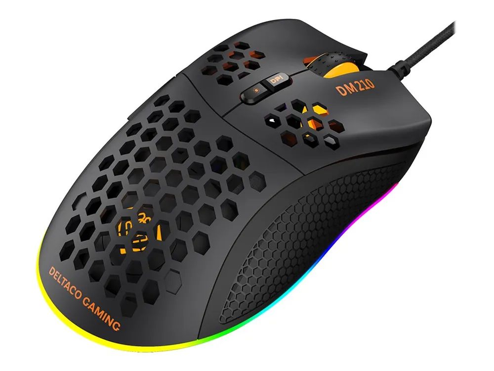 Deltaco GAMING DM210 - Maus - 7 Tasten - kabelgebunden