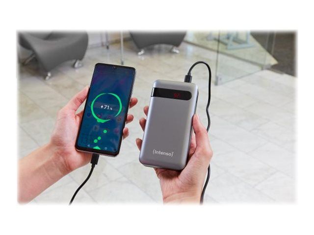 Intenso Powerbank PD10000 - Powerbank - 10000 mAh - 3 A - QC 3.0 (24 pin USB-C)