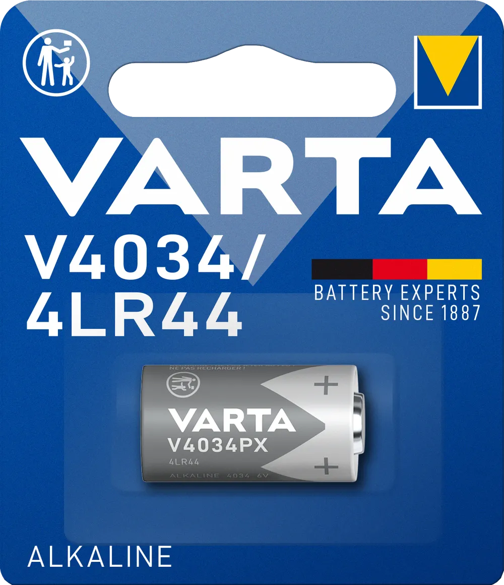 VARTA ALKALINE Special V4034/4LR44 Blister 1