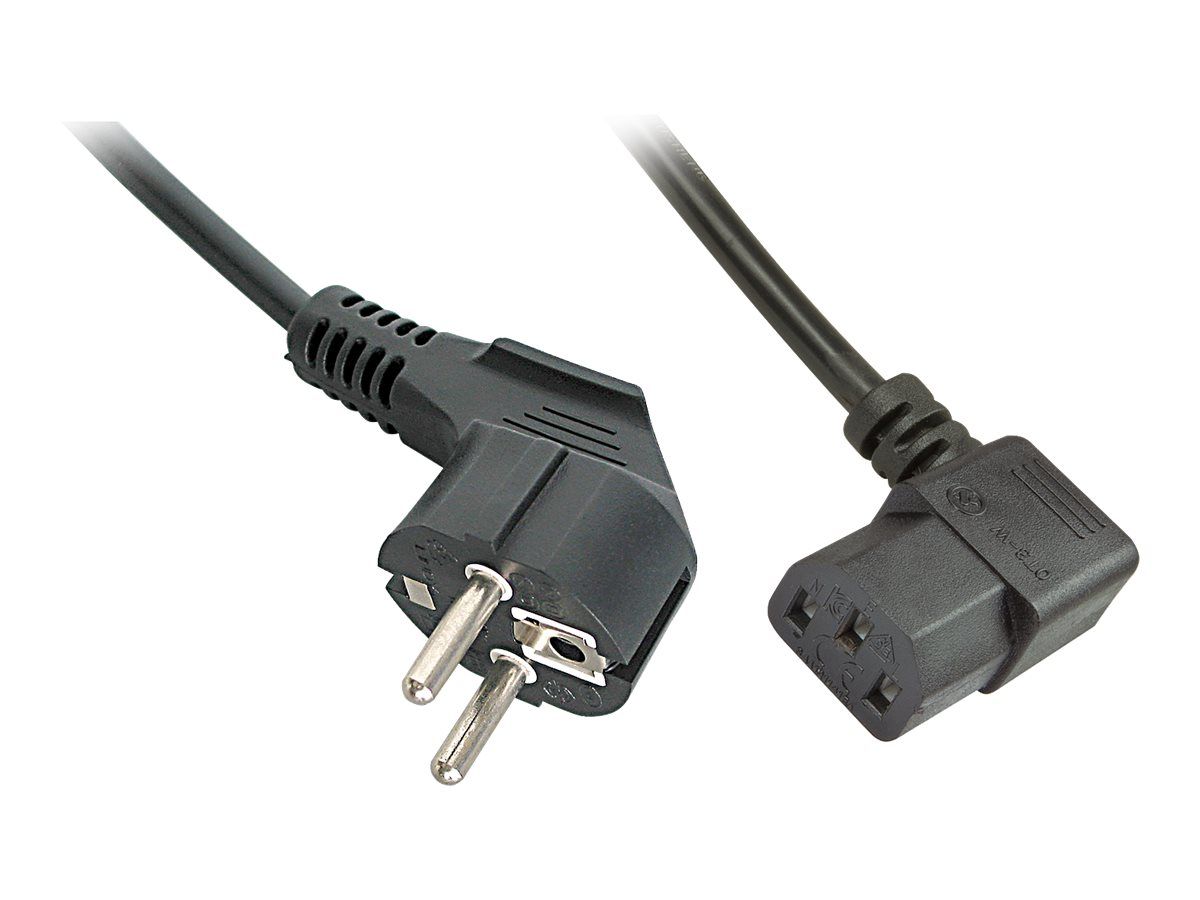 Lindy Stromkabel - CEE 7/7 (M) bis IEC 60320 C13 gewinkelt