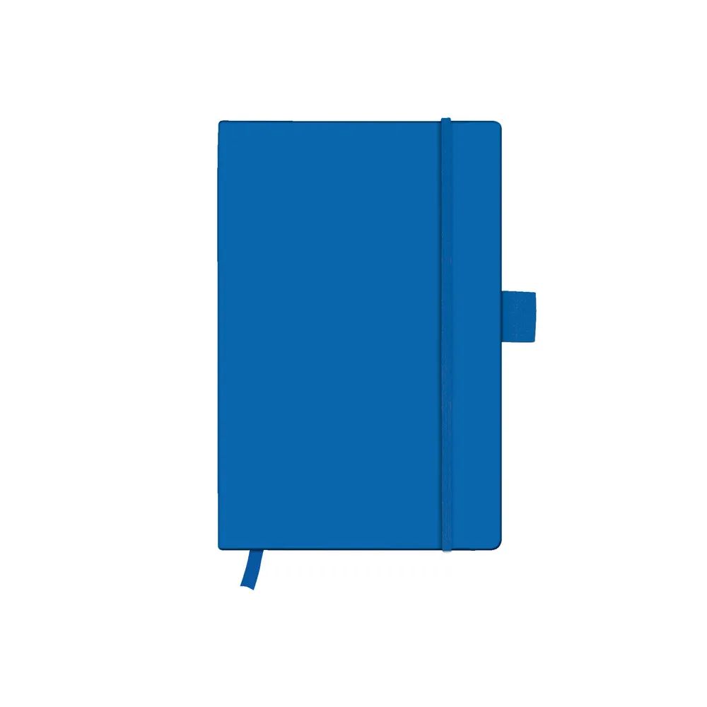 herlitz Notizbuch, Kunstleder, A6, kariert, 96 Blatt, blau
