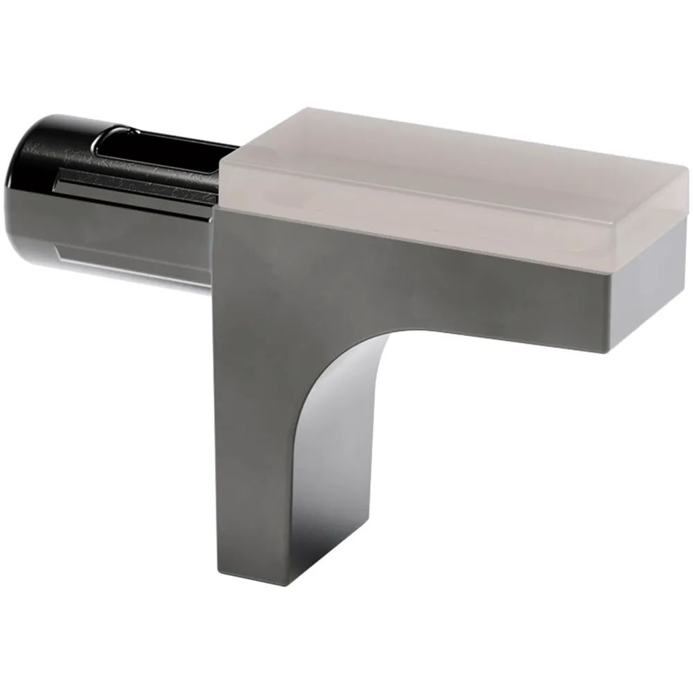 ITALIANA FERRAMENTA Glasbodenträger K-LINE steckbar ø5 mm, vernickelt schwarz
