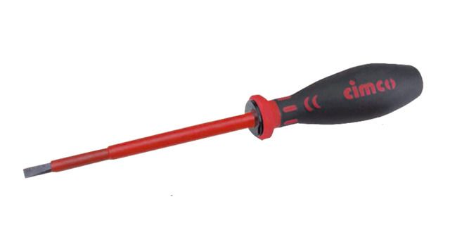 CIMCO Schraubendreher isol. 1000V Schlitz DIN EN 60900 3x0,5mm 185mm