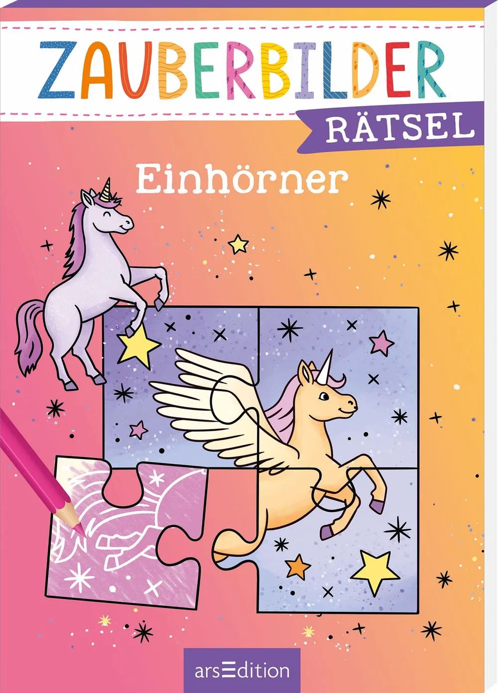 Ars Edition GmbH Zauberbilder-Rätsel: Einhorn