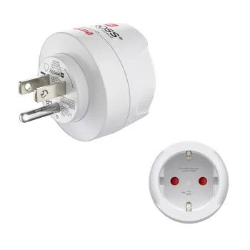 Hama Reiseadapter Typ B, 3-polig, für USA, Kanada, Karibik und Ostasien