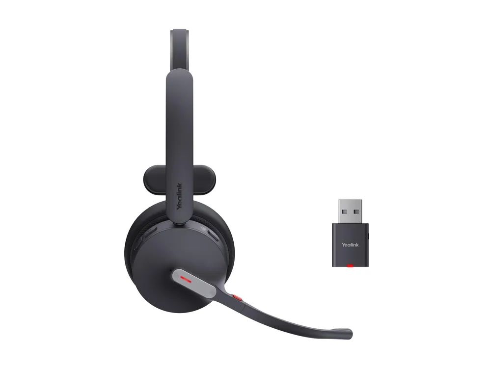Yealink WH64 Hybrid Mono - Headset - On-Ear - DECT / Bluetooth