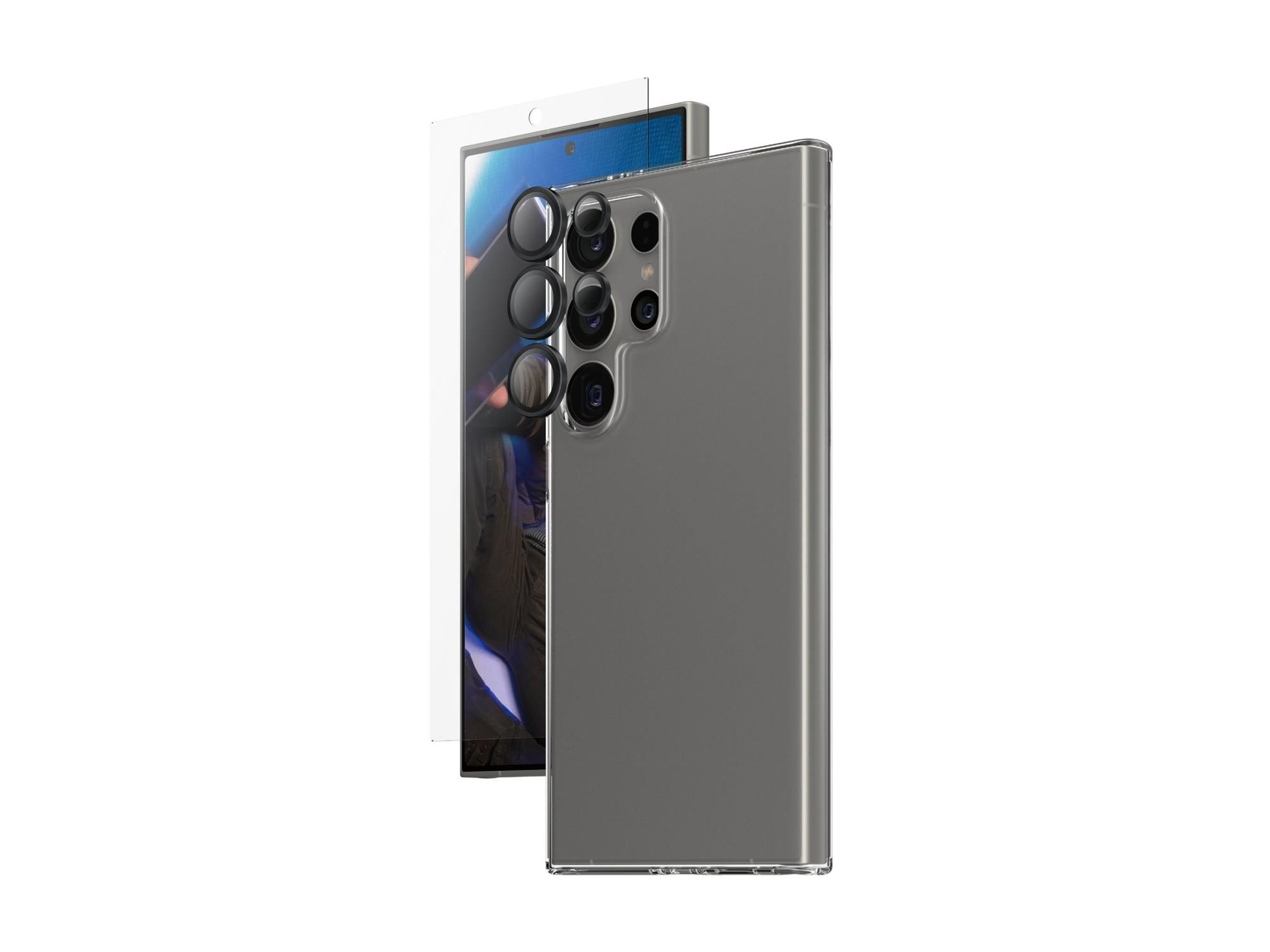 PanzerGlass SAFE. by PanzerGlass - 3-in-1 Pack - hintere Abdeckung für Mobiltelefon - Thermoplastisches Polyurethan (TPU)