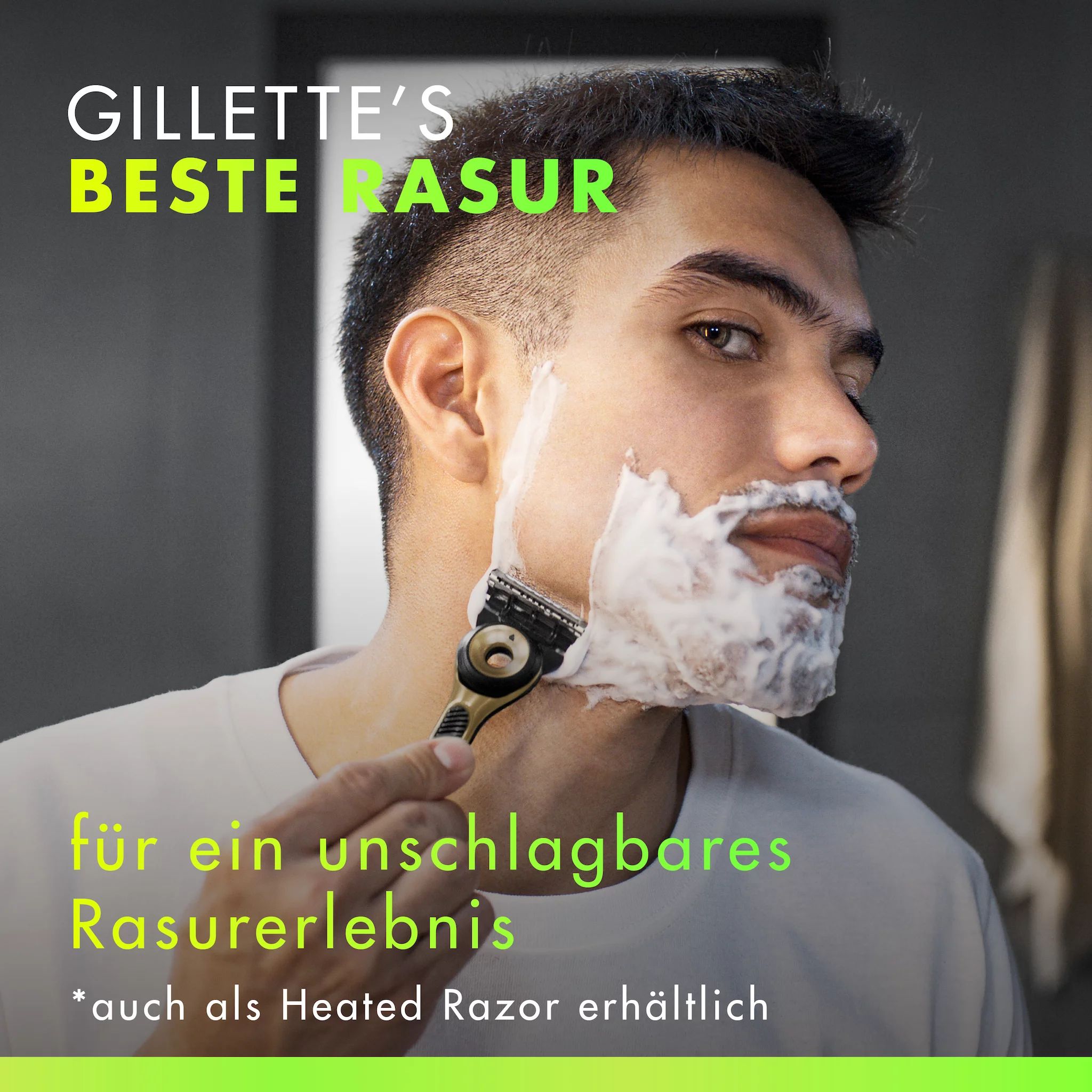 Gillette Labs Gold Systemklingen 5er + Handstück