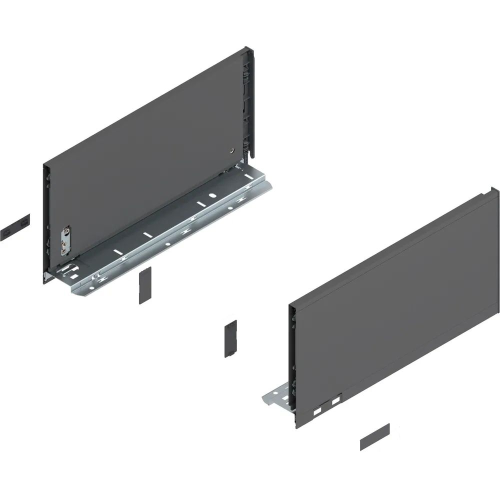 BLUM LEGRABOX pure Zarge Höhe C, NL 350, Oriongrau-matt