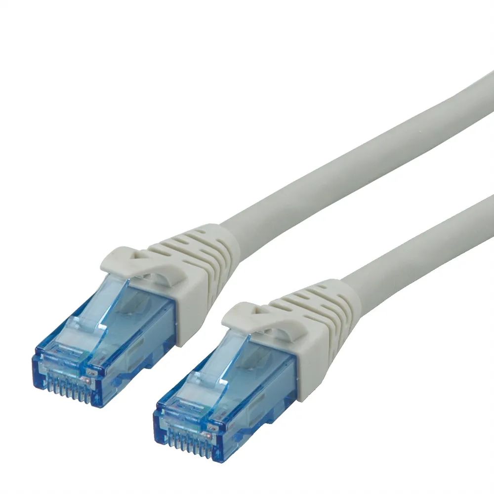 ROLINE Patchkabel Cat.6A UTP, Component Level, LSOH, grau, 7,5 m