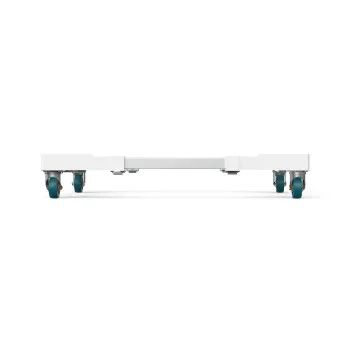 Xavax Möbelroller + Untergestell "Base Roll", für Waschmaschine/Trockner, Weiß