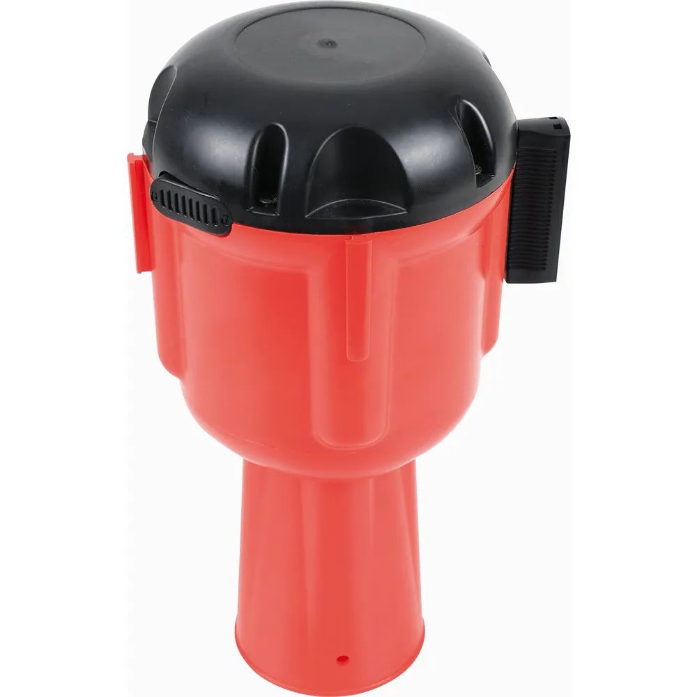 Dönges GmbH & Co.KG  Gurtabroller rot/weiß gestreift, Gurtlänge 9 m