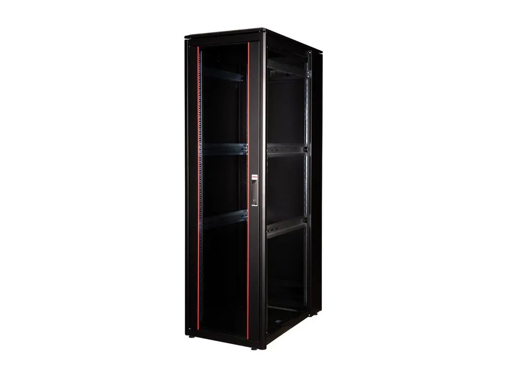 ROLINE Pro - Schrank Netzwerkschrank - RAL 9005, Jet Black - 42HE - 48.3 cm (19")