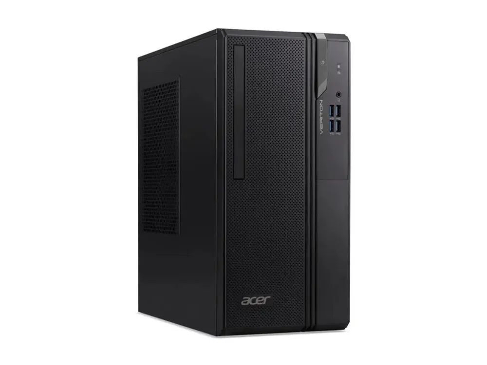 Acer Veriton S2 VS2720G - Mid tower - Core i3 i3-14100 / 3.5 GHz - RAM 16 GB - SSD 512 GB - UHD Graphics 730 - Wi-Fi 6E, Bluetooth 5.3, 1GbE - WLAN: 802.11a/b/g/n/ac/ax (Wi-Fi 6E)