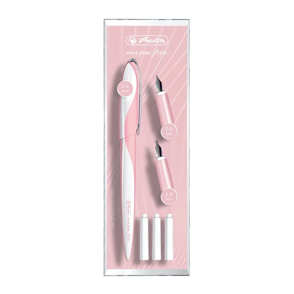 Herlitz my.pen Nicewriter, Kalligraphie Set, Rose