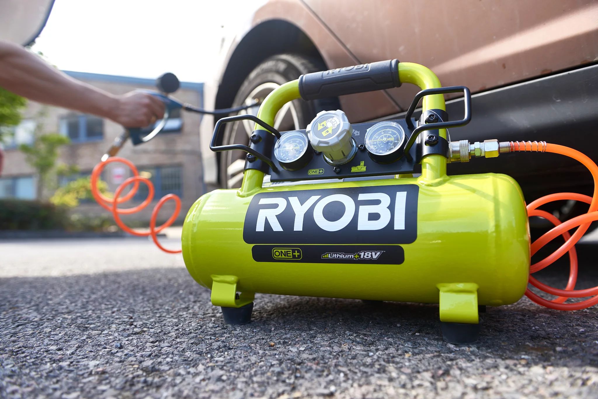 RYOBI 18 V ONE+ Akku-Kompressor PRO R18AC-0