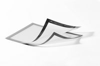 Durable DURAFRAME PLUS - Dokumentenhalterung - für A4 - magnetisch - Silber (Packung mit 2)
