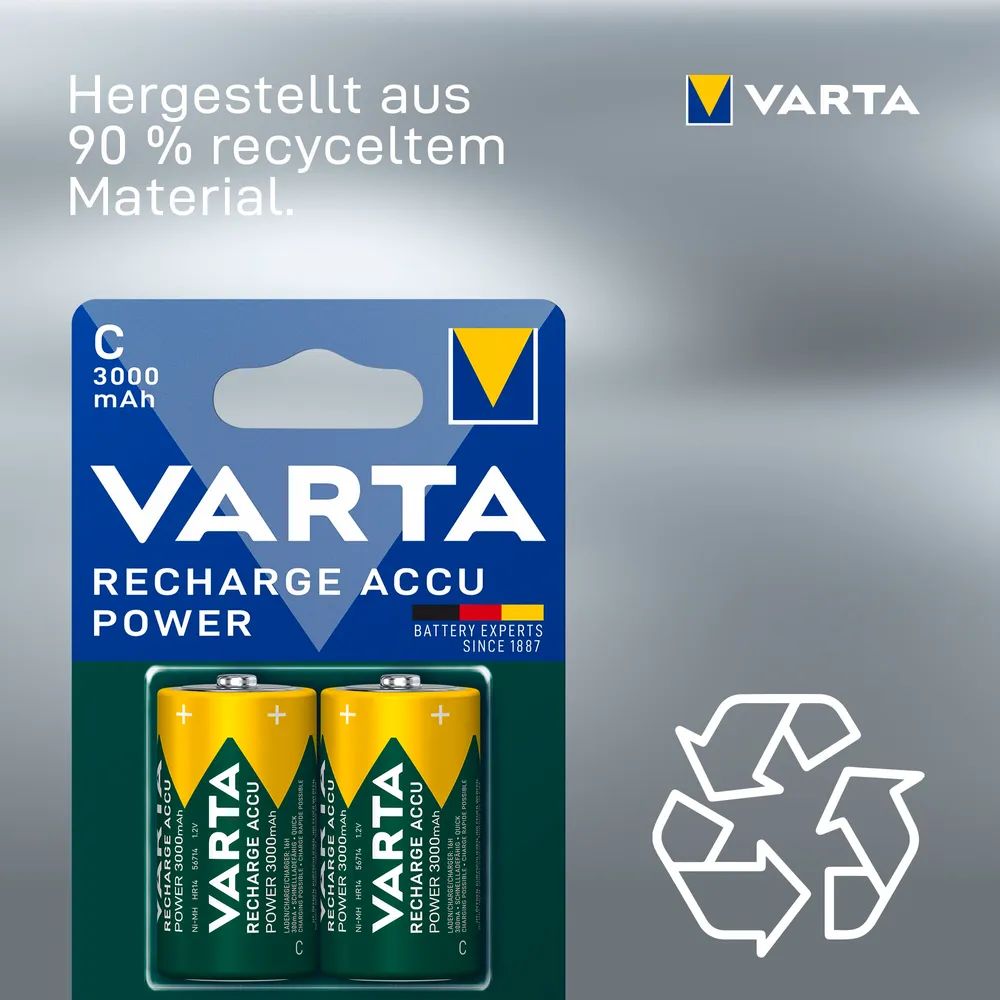 VARTA RECHARGE ACCU Power C 3000mAh Blister 2