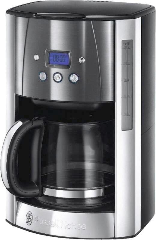 Russell Hobbs Filterkaffeemaschine Luna Moonlight Grey Glas