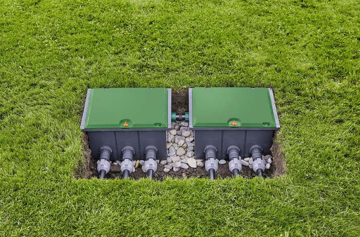 Gardena Sprinklersystem Verbinder für Ventilboxen V3