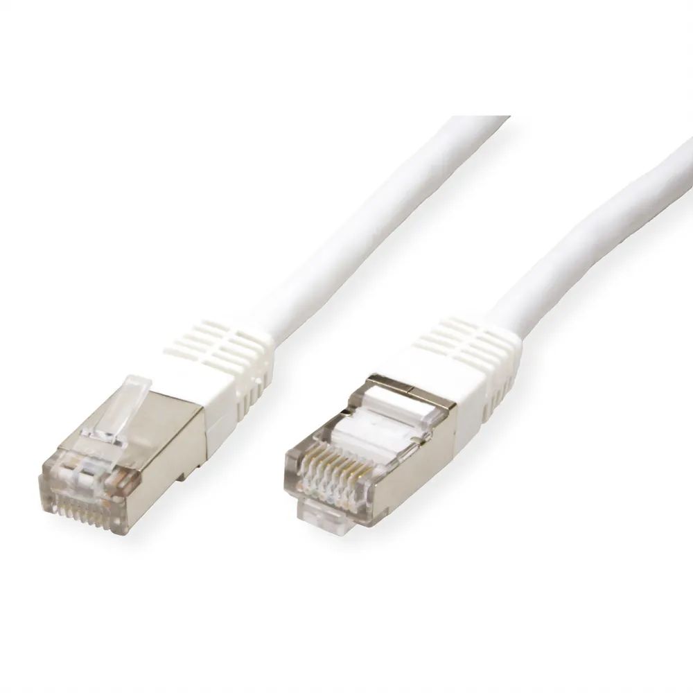 VALUE Patchkabel Cat.6 (Class E) S/FTP (PiMF), weiß, 1,5 m