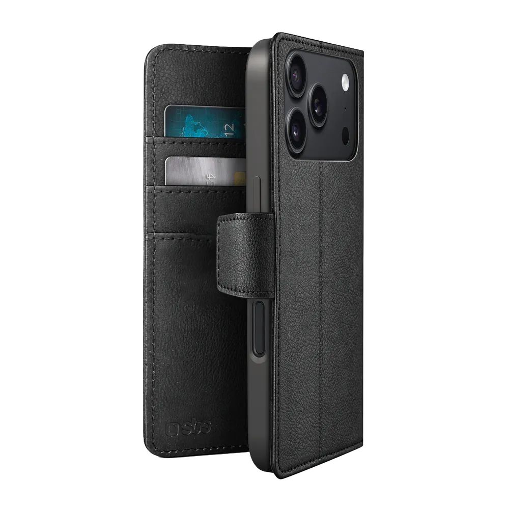 SBS WALLET CLASSIC Bookcase für iPhone 18 PRO MAX, schwarz