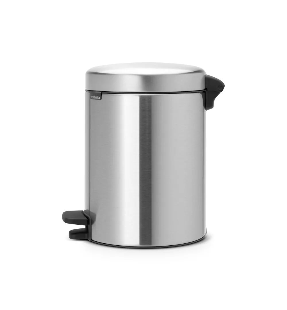 Brabantia NewIcon Treteimer, 5L - Matt Steel Fingerprint Proof